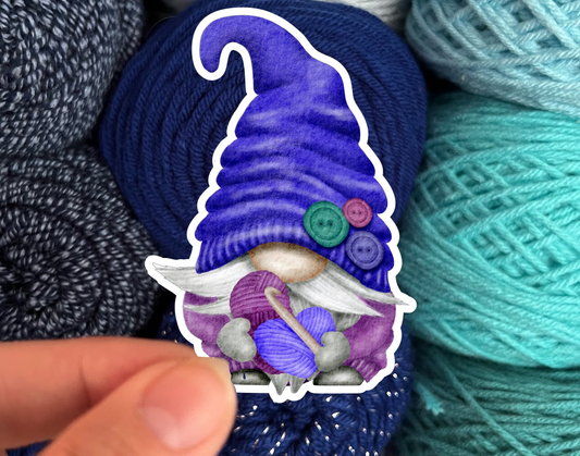 Crochet Gnome Stickers